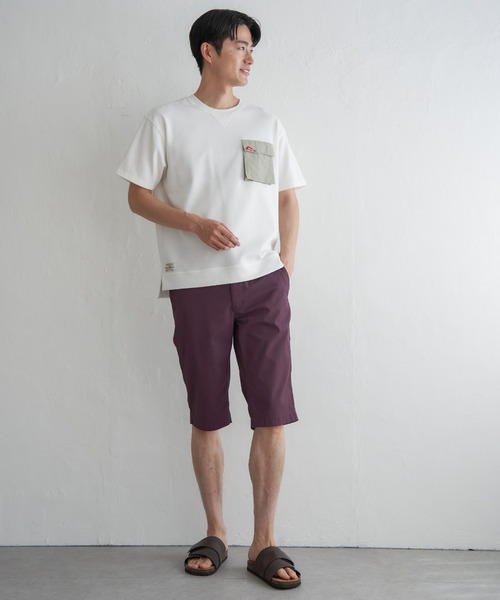 ikka（イッカ）の「URBAN NATURE LIFE アーバンネイチャーライフ ワンポイントポケットTシャツ（Tシャツ/カットソー・メンズ・ホワイト/ブラック・XL/L/M/S）」の9枚目の写真