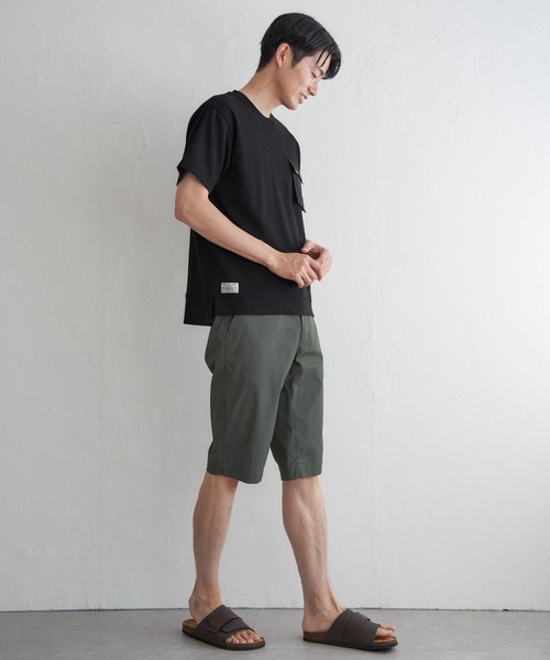 ikka（イッカ）の「URBAN NATURE LIFE アーバンネイチャーライフ ワンポイントポケットTシャツ（Tシャツ/カットソー・メンズ・ホワイト/ブラック・XL/L/M/S）」の13枚目の写真