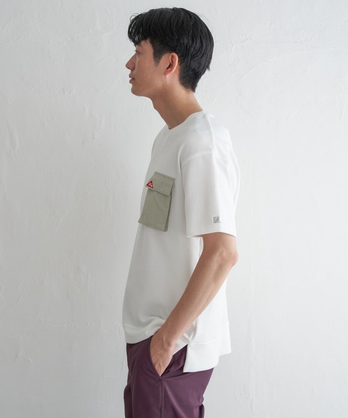 ikka（イッカ）の「URBAN NATURE LIFE アーバンネイチャーライフ ワンポイントポケットTシャツ（Tシャツ/カットソー・メンズ・ホワイト/ブラック・XL/L/M/S）」の16枚目の写真