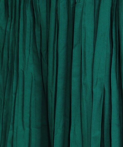 SHOO・LA・RUE（シューラルー）の「ナチュラルなシワ加工が大人見え エアリーロングスカート（スカート・レディース・ネイビー/オレンジ/ライトベージュ/グリーン・00）」の12枚目の写真