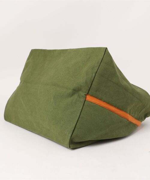 BENSIMON（ベンシモン）の「【BENSIMON】トートバッグ　ショルダーバッグ　大き目 ラージ ビッグ ユニセックス キャンバス　フランスブランド（ショルダーバッグ・レディース・カーキ・FREE）」の3枚目の写真