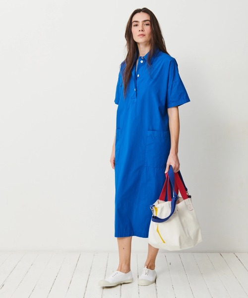 BENSIMON（ベンシモン）の「【BENSIMON】トートバッグ　ショルダーバッグ　大き目 ラージ ビッグ ユニセックス キャンバス　フランスブランド（ショルダーバッグ・レディース・カーキ・FREE）」の7枚目の写真