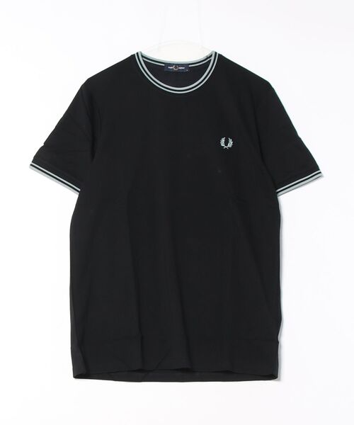 今季　FREDPERRY ツインティップTシャツ　ブラック　新品タグ付再お値下げ セール】TWIN TIPPED T-SHIRT M1588（Tシャツ/カットソー