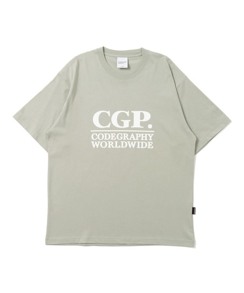 Tシャツ・カットソー codegraphy Square Logo Short Sleeve T-Shirt Charcoal CBEUUTS CGP Square Logo Short Sleeve T-Shirt CBEUUTS011(Tシャツ