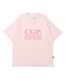 ★ codegraphy★ JELLY Logo Short Sleeve T-Shirt Light Pink codegraphy｜コードグラフィーのTシャツ/カットソー（ピンク