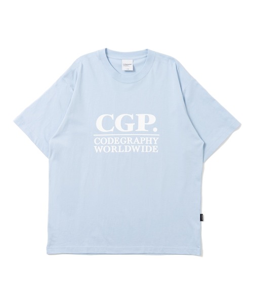【CODEGRAPHY】★スクエアロゴ 半袖Tシャツ★ CGP Square Logo Short Sleeve T-Shirt CBEUUTS011(Tシャツ