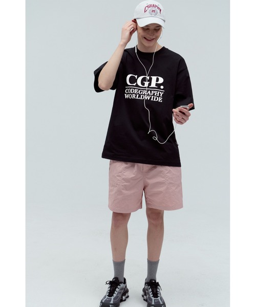 ★ codegraphy★ 2PACK CGP Small Square Logo Short Sleeve T- MUSINSA | Codegraphy [2PACK] CGP Small Square Logo Short
