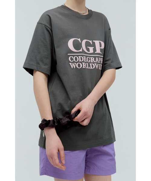 ★ codegraphy★ 2PACK CGP Small Square Logo Short Sleeve T- MUSINSA | Codegraphy [2PACK] CGP Small Square Logo Short