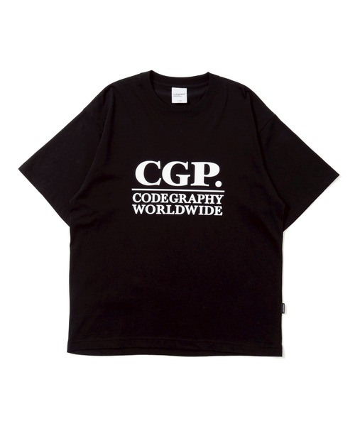 【CODEGRAPHY】★スクエアロゴ 半袖Tシャツ★ CGP Square Logo Short Sleeve T-Shirt CBEUUTS011（Tシャツ