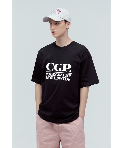 ★ codegraphy★ 2PACK CGP Small Square Logo Short Sleeve T- MUSINSA | Codegraphy [2PACK] CGP Small Square Logo Short