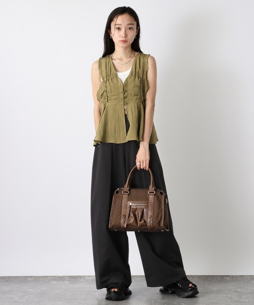 じーざす様♡専用 セール】【ZOZO限定】セットアイテム ハーネスベルト付きシャツ