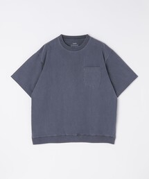 SHIPS: ピグメント スウェット ショートスリーブ Tシャツ