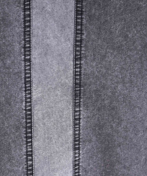 Cutie Blonde（キューティーブロンド）の「【S-LL】サイドラインがアクセント イージーデニムパンツ（デニムパンツ・レディース・ブラック系4/ブルー系4・01/02/03/04）」の4枚目の写真