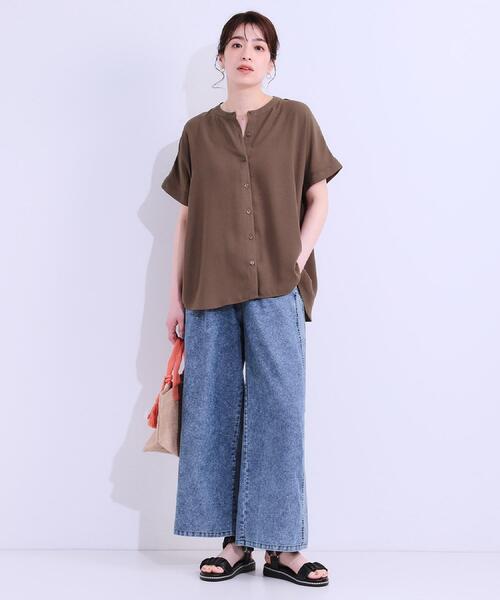 Cutie Blonde（キューティーブロンド）の「【S-LL】サイドラインがアクセント イージーデニムパンツ（デニムパンツ・レディース・ブラック系4/ブルー系4・01/02/03/04）」の21枚目の写真