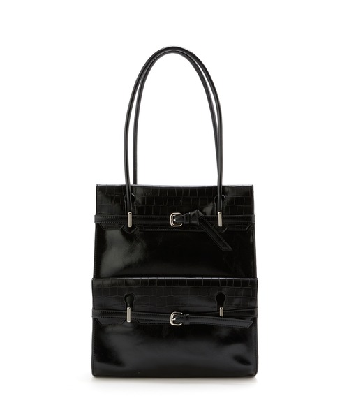 Casselini（キャセリーニ）の「Casselini(キャセリーニ)Wフラップベルトバッグ（トートバッグ・レディース・シルバー/ブラック・FREE）」の17枚目の写真