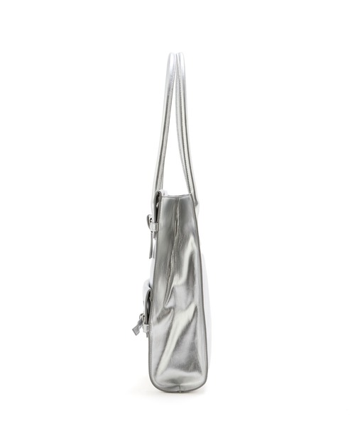 Casselini（キャセリーニ）の「Casselini(キャセリーニ)Wフラップベルトバッグ（トートバッグ・レディース・シルバー/ブラック・FREE）」の19枚目の写真