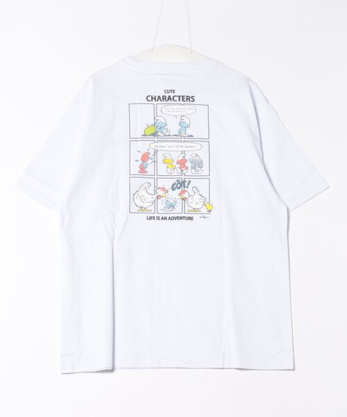 CORISCO（コリスコ）の「【The Smurfs/スマーフ】スマーフTEE(M1)（Tシャツ/カットソー・メンズ・イエロー/ブラック/ホワイト・X-LARGE/LARGE/MEDIUM）」の19枚目の写真