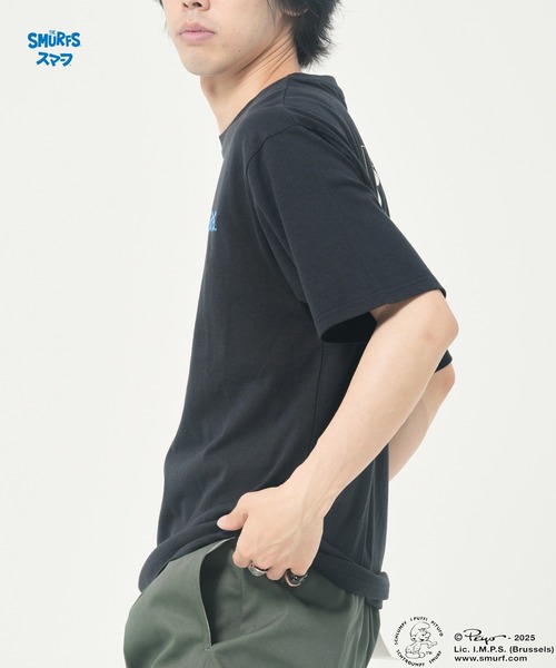 CORISCO（コリスコ）の「【The Smurfs/スマーフ】スマーフTEE(M1)（Tシャツ/カットソー・メンズ・イエロー/ブラック/ホワイト・X-LARGE/LARGE/MEDIUM）」の10枚目の写真