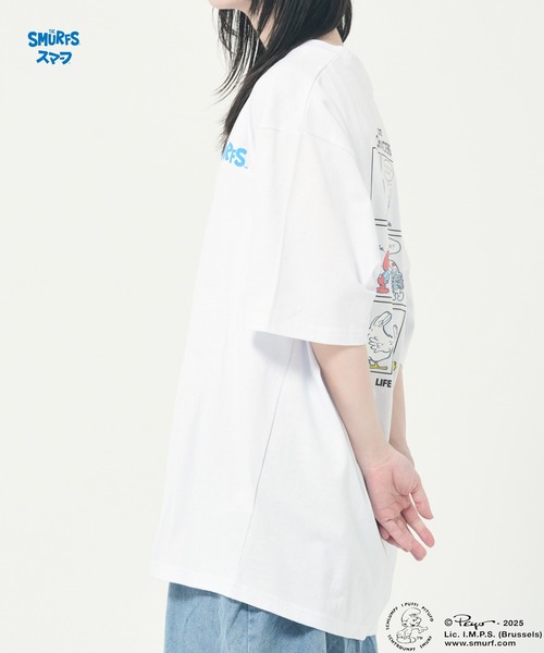 CORISCO（コリスコ）の「【The Smurfs/スマーフ】スマーフTEE(M1)（Tシャツ/カットソー・メンズ・イエロー/ブラック/ホワイト・X-LARGE/LARGE/MEDIUM）」の5枚目の写真