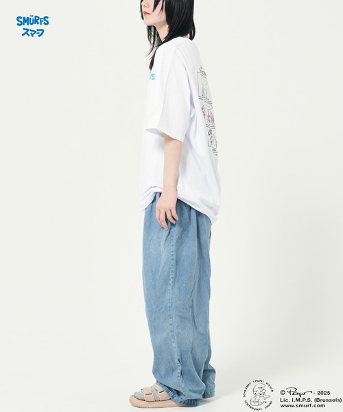 CORISCO（コリスコ）の「【The Smurfs/スマーフ】スマーフTEE(M1)（Tシャツ/カットソー・メンズ・イエロー/ブラック/ホワイト・X-LARGE/LARGE/MEDIUM）」の7枚目の写真