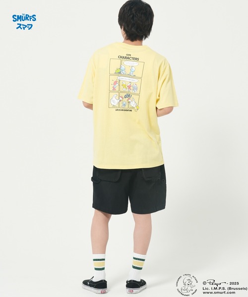 CORISCO（コリスコ）の「【The Smurfs/スマーフ】スマーフTEE(M1)（Tシャツ/カットソー・メンズ・イエロー/ブラック/ホワイト・X-LARGE/LARGE/MEDIUM）」の18枚目の写真