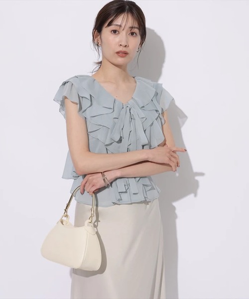 シアーフリルブラウス（シャツ/ブラウス）｜Mystrada（マイ