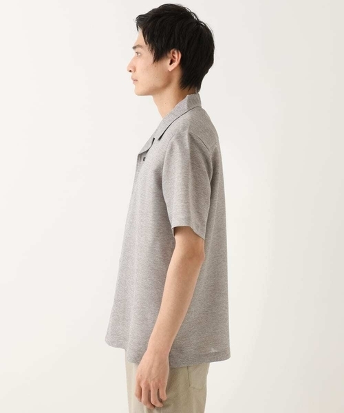 MK MICHEL KLEIN HOMME （エムケーミッシェルクランオム）の「【洗える / 快適高通気素材】カラミストレッチ開襟シャツ（シャツ/ブラウス・メンズ・ネイビー/アイボリー・46/48/51）」の16枚目の写真