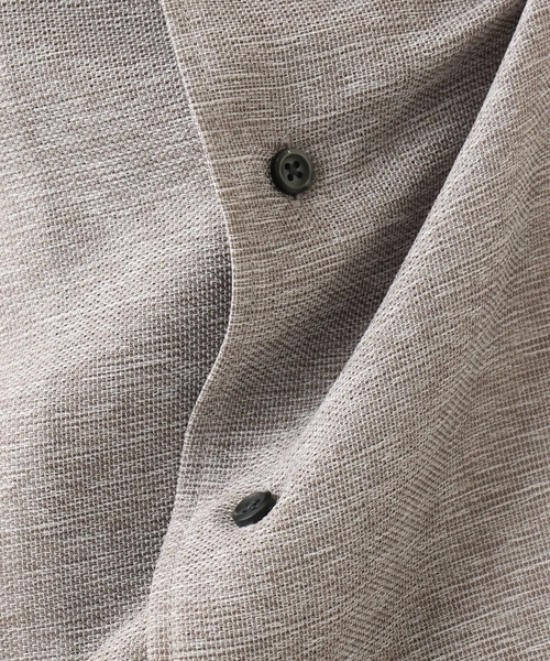 MK MICHEL KLEIN HOMME （エムケーミッシェルクランオム）の「【洗える / 快適高通気素材】カラミストレッチ開襟シャツ（シャツ/ブラウス・メンズ・ネイビー/アイボリー・46/48/51）」の21枚目の写真