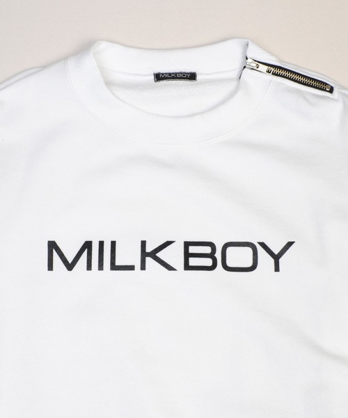 ZIP LOGO スウェット（スウェット）｜MILKBOY（ミルクボーイ）の