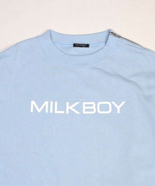 ZIP LOGO スウェット（スウェット）｜MILKBOY（ミルクボーイ）の