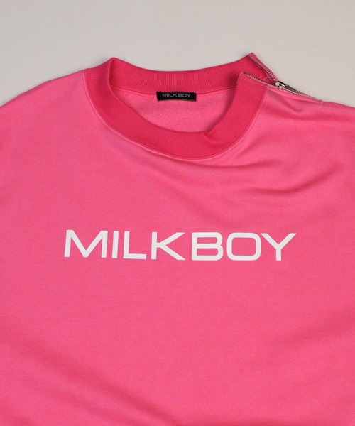 MILKBOY(ミルクボーイ)の「ZIP LOGO スウェット(スウェット・メンズ・D/A/B・FREE)」の8枚目の写真