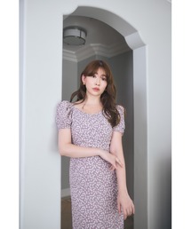Cherry Pattern Cache-Coeur One-Piece