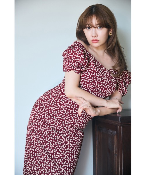 Cherry Pattern Cache-Coeur One-Piece（ワンピース）｜Her lip