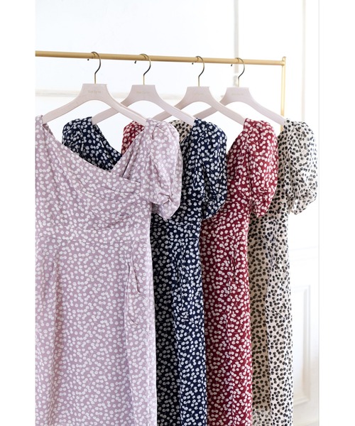herlipto 新品Cherry Cache-Coeur One-Piece Cherry Pattern Cache-Coeur One-Piece（ワンピース）｜Her lip