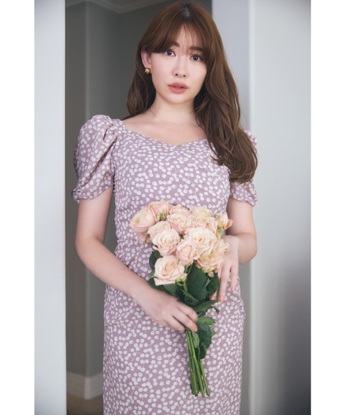 ワンピース Cherry Pattern Cache-Coeur OnePiece 2023 Cherry Pattern Cache-Coeur One-Piece（ワンピース）｜Her lip