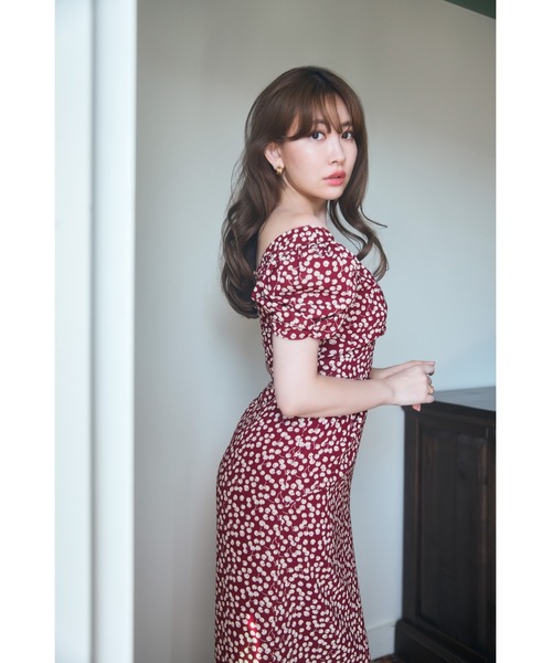 ワンピース CherryPatternCacheCoeurOnePiece Cherry Pattern Cache-Coeur One-Piece(ワンピース)|Her lip