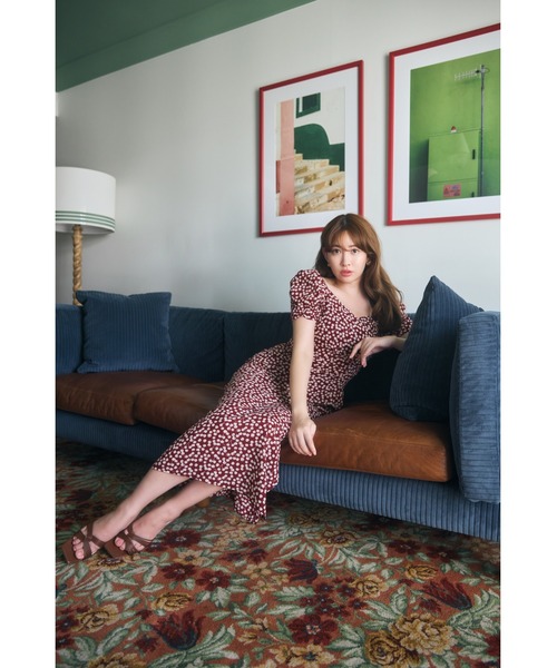Cherry Pattern Cache-Coeur One-Piece（ワンピース）｜Her lip