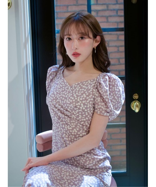 Cherry Pattern Cache-Coeur One-Piece（ワンピース）｜Her lip