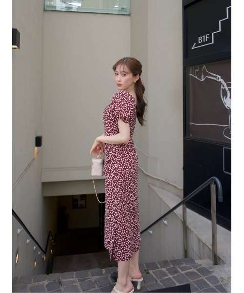 ワンピース Cherry Pattern Cache-Coeur One-piece Cherry Pattern Cache-Coeur One-Piece