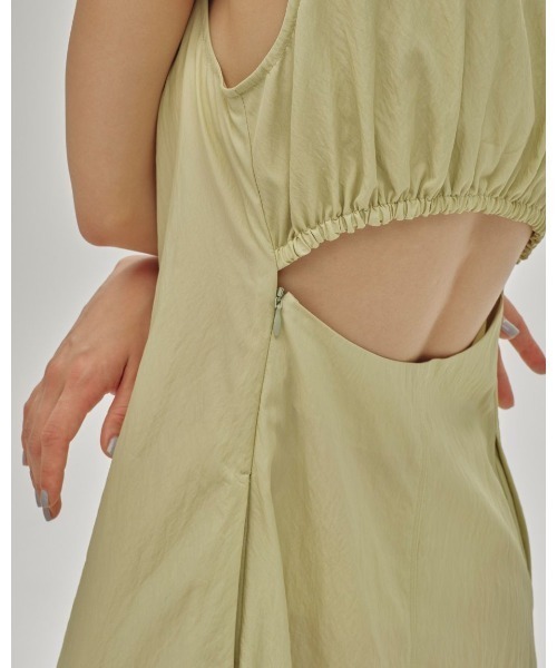 TODAYFUL（トゥデイフル）の「TODAYFUL Back Gather Dress（ワンピース・レディース・イエロー/ブラック・36/38）」の6枚目の写真