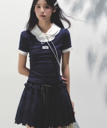Fano Studios フリル ニット ポロシャツ Fano Studios フリル ニット ポロシャツ