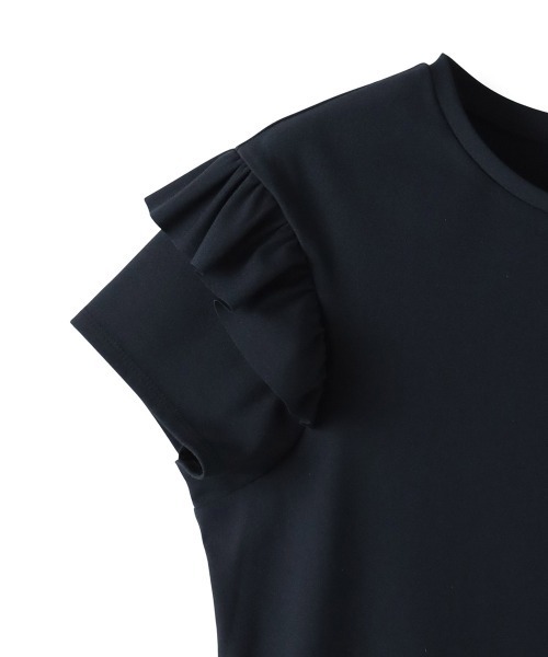 Viaggio Blu / ビアッジョブルー 【WEB限定】袖フリルカットソー≪洗濯機で洗える≫ WEB限定】袖フリルカットソー≪洗濯機で洗える≫ | Viaggio Blu