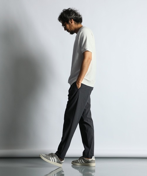 The DUFFER of ST.GEORGE(ザダファーオブセントジョージ)の「『WONDER SHAPE』OXFORD:360°全方向高伸縮『ワンダーシェイプ』吸水速乾 リラックスフィットパンツ(その他パンツ・メンズ・ネイビー/チャコールグレー/ブラック・LARGE/MEDIUM/SMALL/X-LARGE)」の7枚目の写真