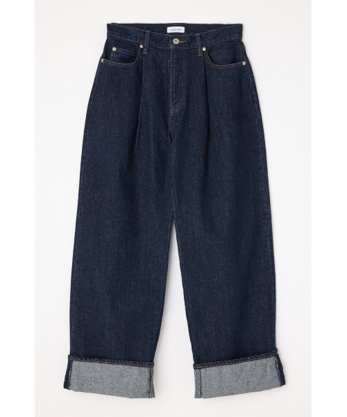 LAGUA GEM(ラグアジェム)の「ROLL UP LOOSEY デニム(デニムパンツ・レディース・ブルー/ブラック・24inch/25inch/26inch/23inch/22inch)」の4枚目の写真