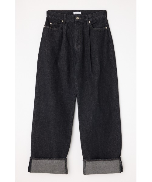 LAGUA GEM(ラグアジェム)の「ROLL UP LOOSEY デニム(デニムパンツ・レディース・ブルー/ブラック・24inch/25inch/26inch/23inch/22inch)」の6枚目の写真