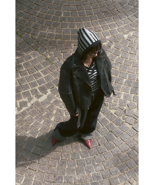 LAGUA GEM(ラグアジェム)の「ROLL UP LOOSEY デニム(デニムパンツ・レディース・ブルー/ブラック・24inch/25inch/26inch/23inch/22inch)」の12枚目の写真