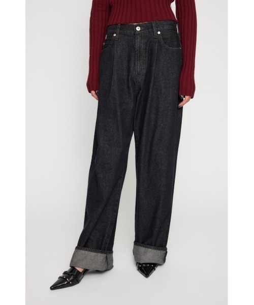 LAGUA GEM(ラグアジェム)の「ROLL UP LOOSEY デニム(デニムパンツ・レディース・ブルー/ブラック・24inch/25inch/26inch/23inch/22inch)」の16枚目の写真