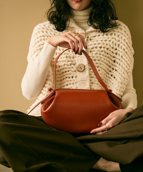 2-way round bag / 2wayラウンドバック（ハンドバッグ）｜Lutim