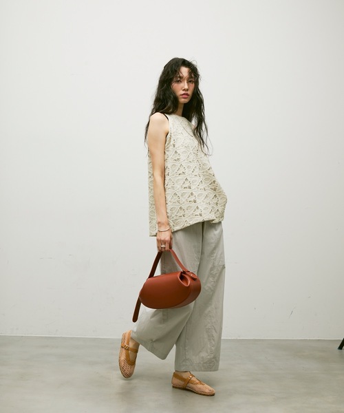 Lutim by u（ルチバイユー）の「2-way round bag / 2wayラウンドバック（ハンドバッグ・レディース・ブラック/ホワイト/ブラウン・FREE）」の14枚目の写真