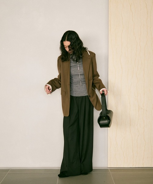 Lutim by u（ルチバイユー）の「2-way round bag / 2wayラウンドバック（ハンドバッグ・レディース・ブラック/ホワイト/ブラウン・FREE）」の17枚目の写真